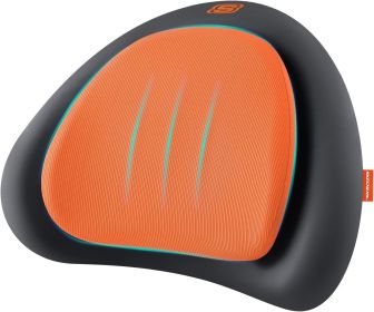 Lumbar Pillow Premium Memory Foam, Double-Layer-Office Chair Cushion for Tailbone Pain Relief,Butt Pillow for Office Chair,Car seat Cushion (Color: Orange)